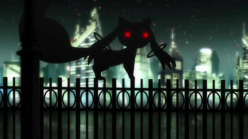 Silhouette of Cat-like Creature
