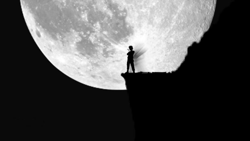 Silhouette of Character — Black, Dramatic