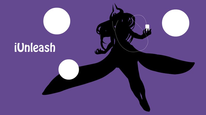 Silhouette of Character — Purple, Dynamic