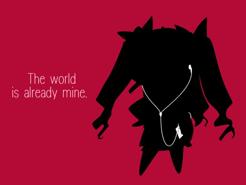 Silhouette of Character — Red, Dramatic