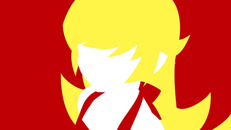 Silhouette of Character — Red, Dramatic, Vector Art