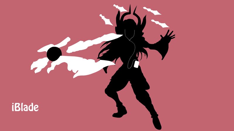 Silhouette of Character — Red, Dynamic