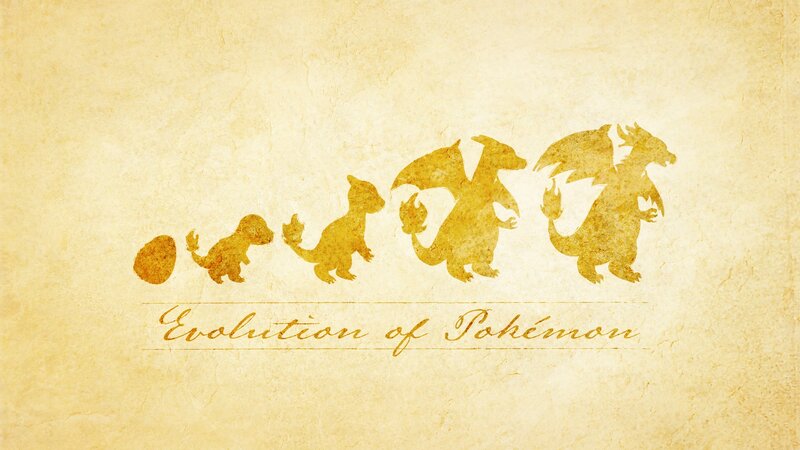 Silhouette of Charizard Evolution
