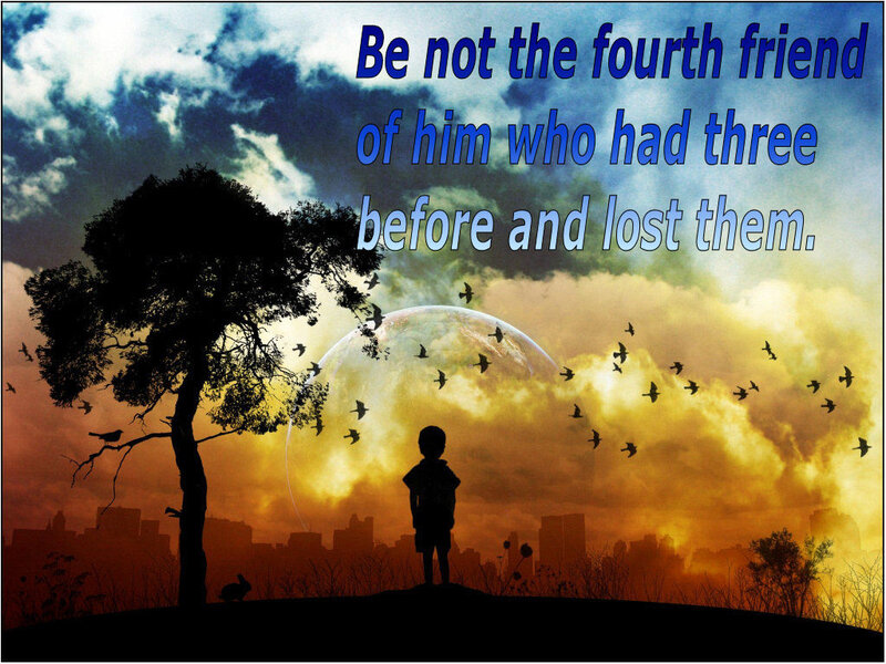 Silhouette of Child and Tree
