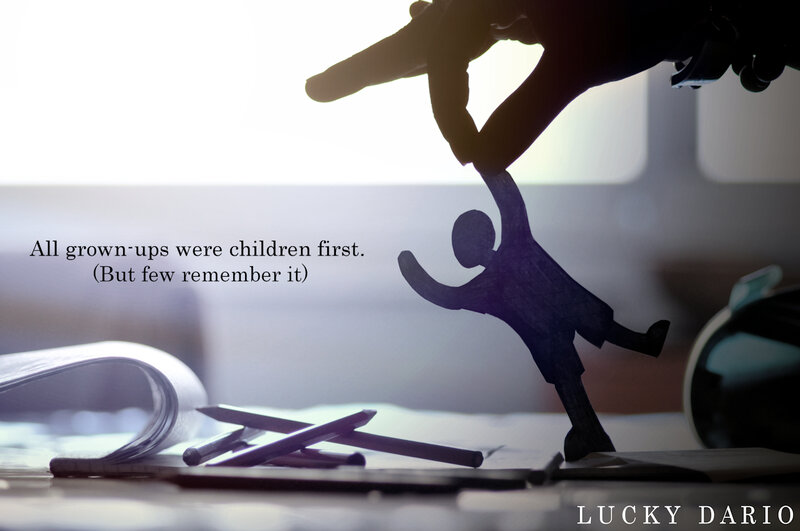 Silhouette of Child Figure