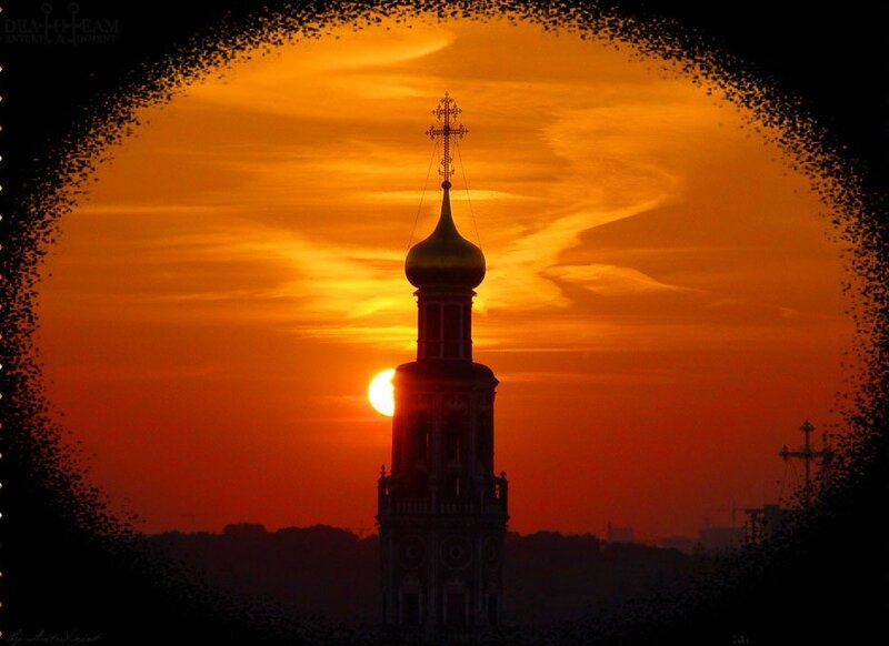 Silhouette of Church Tower