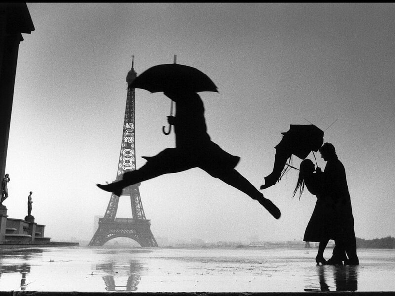 Silhouette of Couple — Black, Dramatic, Photograph