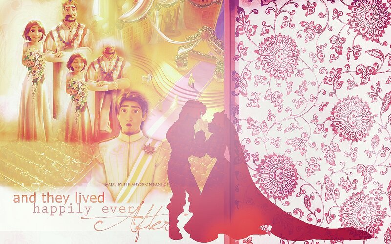 Silhouette of Couple Kissing — Yellow