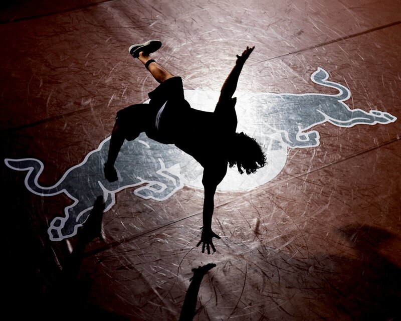 Silhouette of Dancer — Black, Dynamic