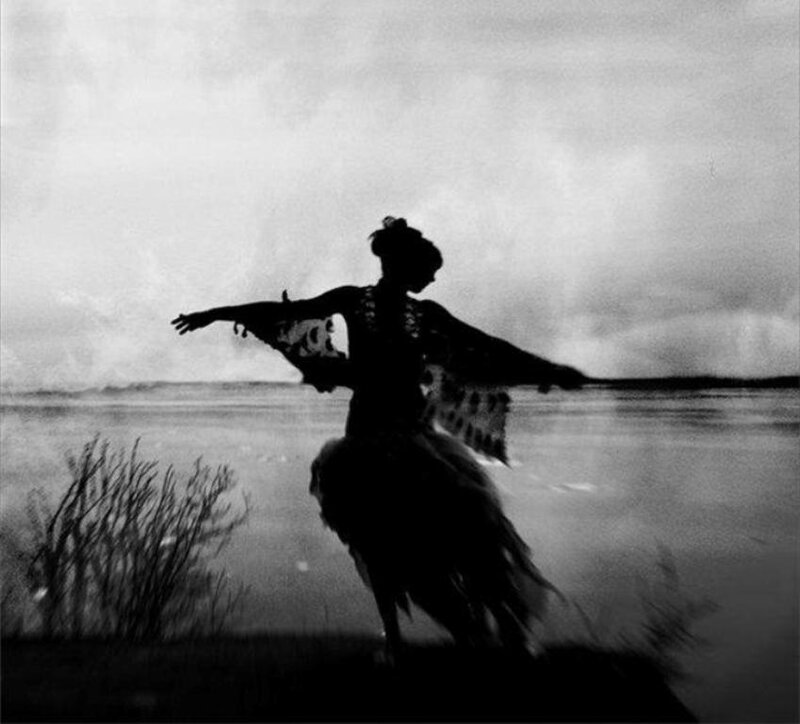 Silhouette of Dancer — Black