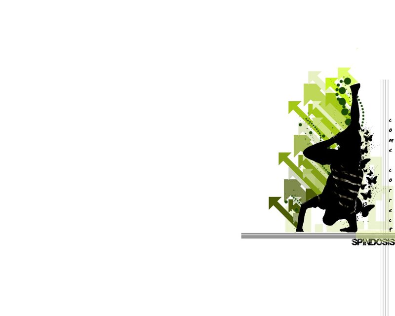 Silhouette of Dancer — Green, Dynamic