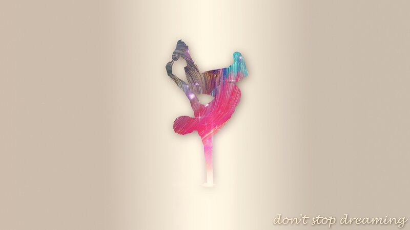 Silhouette of Dancer — Pink