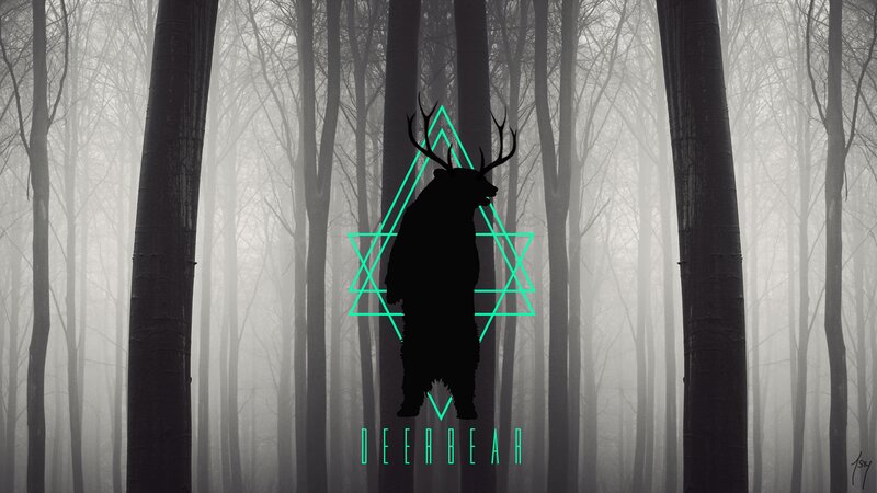Silhouette of Deerbear