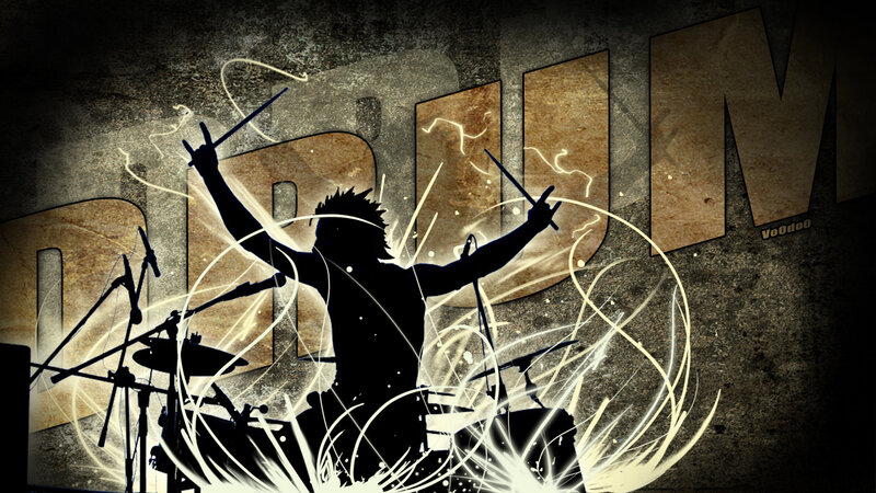 Silhouette of Drummer