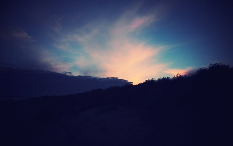 Silhouette of Dunes