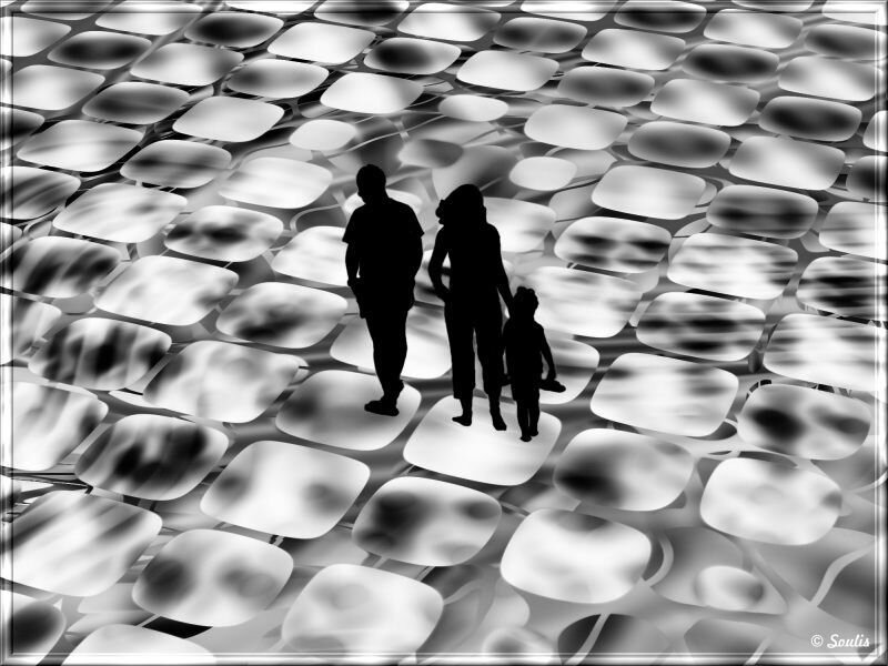 Silhouette of Family