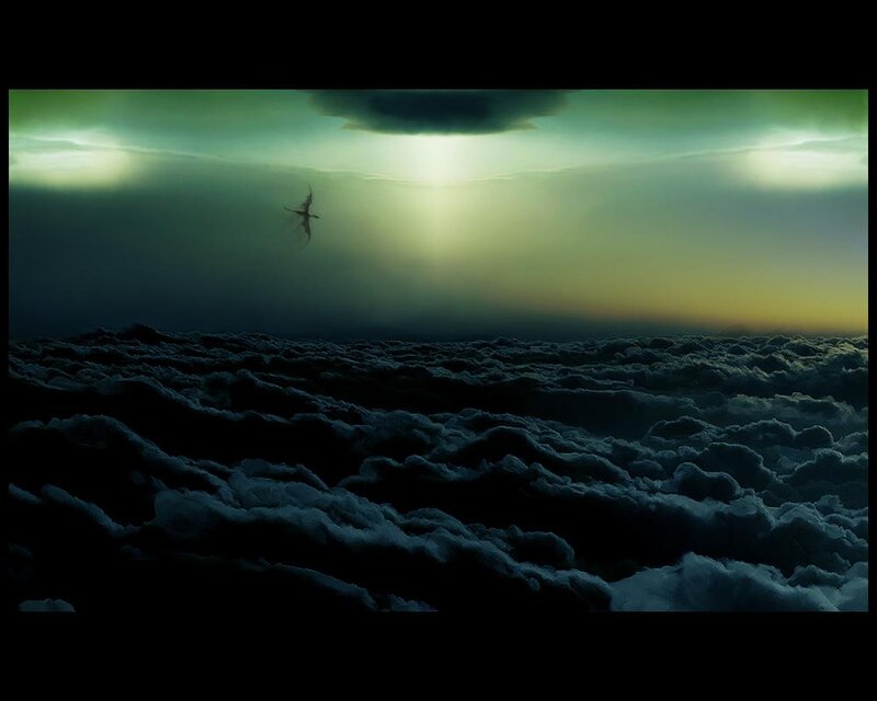 Silhouette of Flying Creature