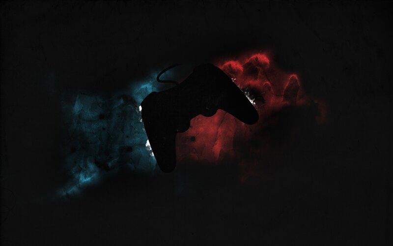 Silhouette of Game Controller