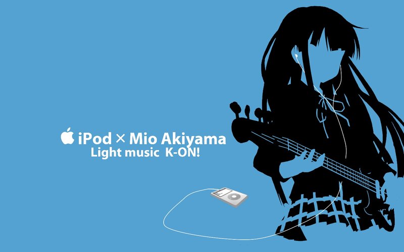 Silhouette of Girl with Bass