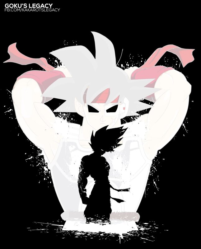 Silhouette of Goku