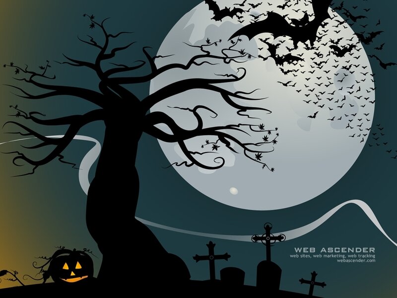 Silhouette of Haunted Tree