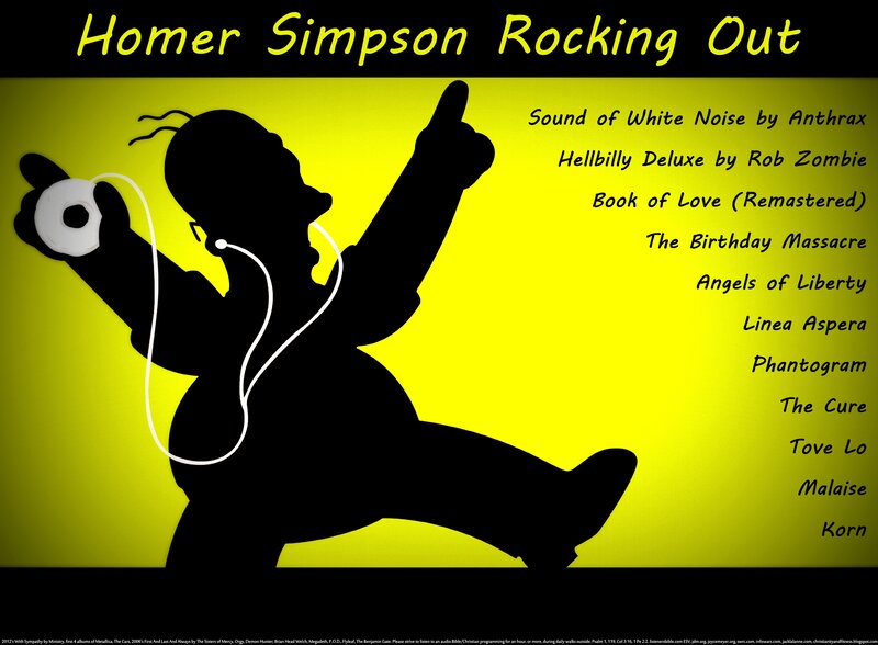 Silhouette of Homer Simpson
