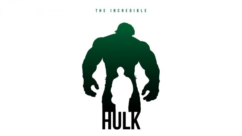 Silhouette of Hulk