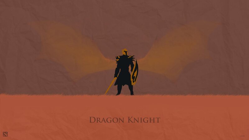 Silhouette of Knight