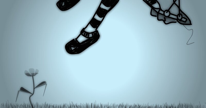 Silhouette of Legs Walking