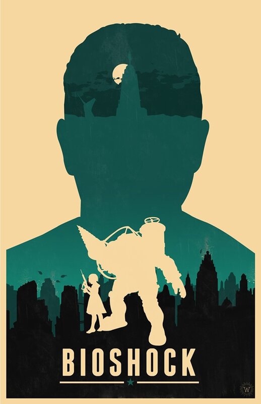Silhouette of Man and Robot