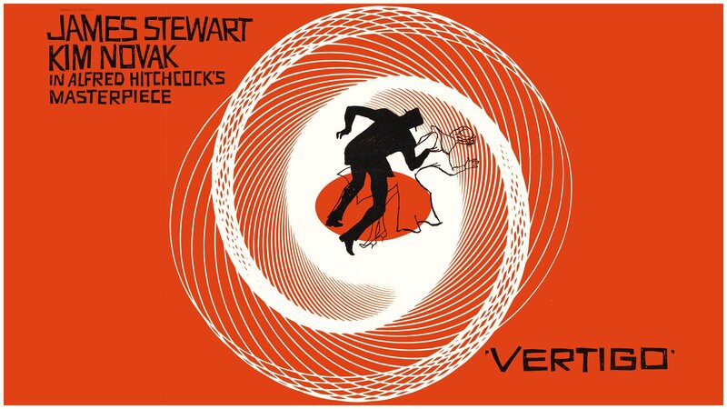 Silhouette of Man and Woman — Red, Dramatic, Illustration, Spiral