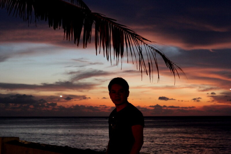 Silhouette of Man at Beach