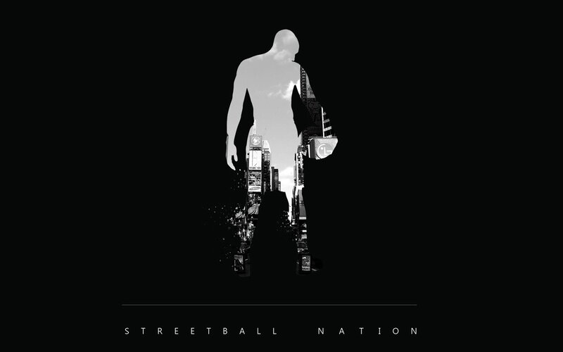 Silhouette of Man — Black, Dramatic, Illustration, Cityscape