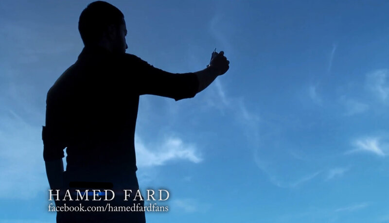 Silhouette of Man — Blue, Dramatic