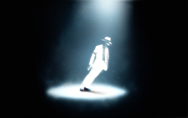 Silhouette of Man Dancing — Black, Dramatic
