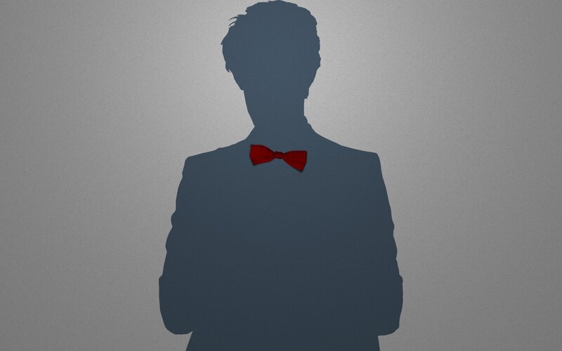 Silhouette of Man — Gray