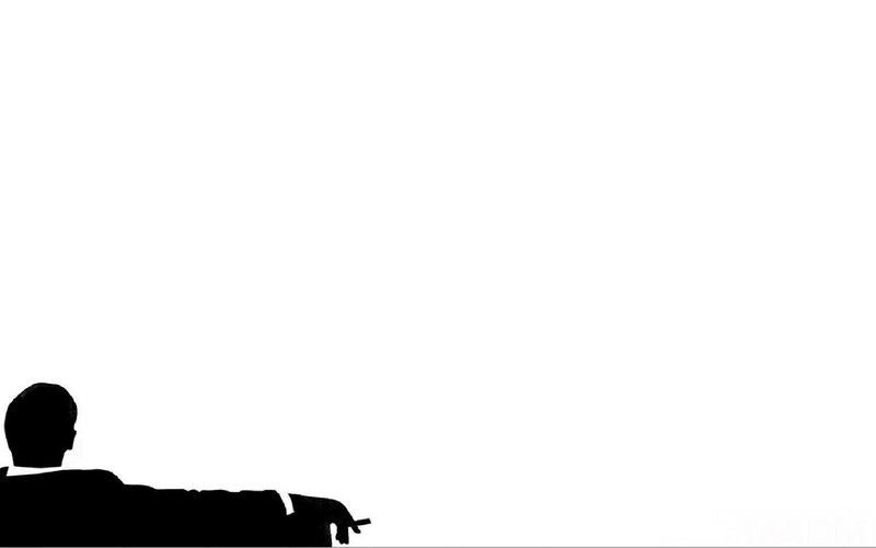 silhouette of man in suit
