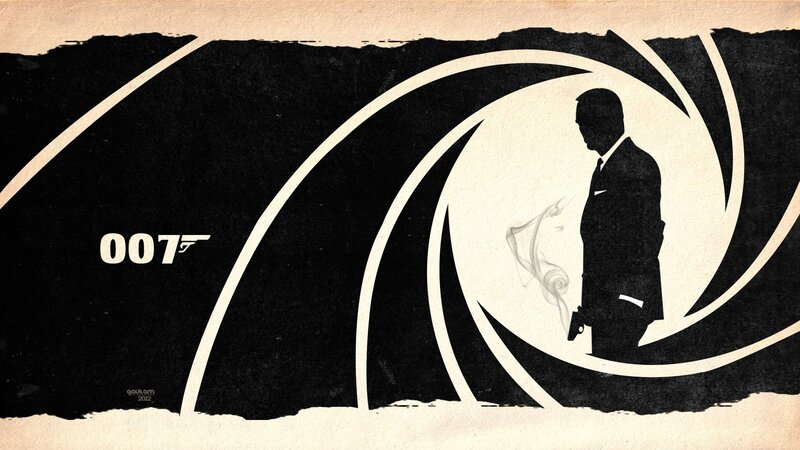 Silhouette of Man in Suit — Black, Dramatic, Illustration