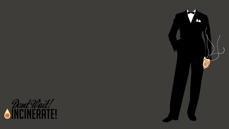 Silhouette of Man in Tuxedo