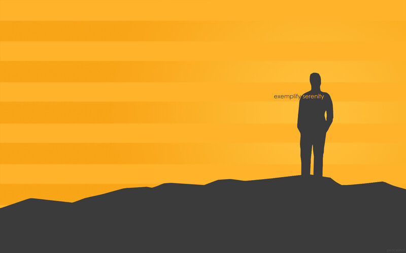 silhouette of man on hill