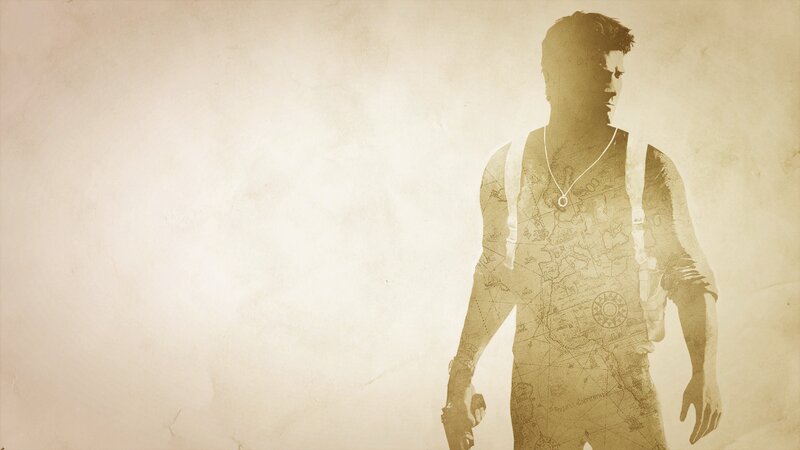 Silhouette of Man — Sepia