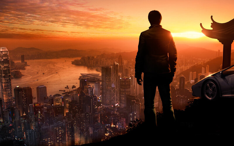 Silhouette of Man