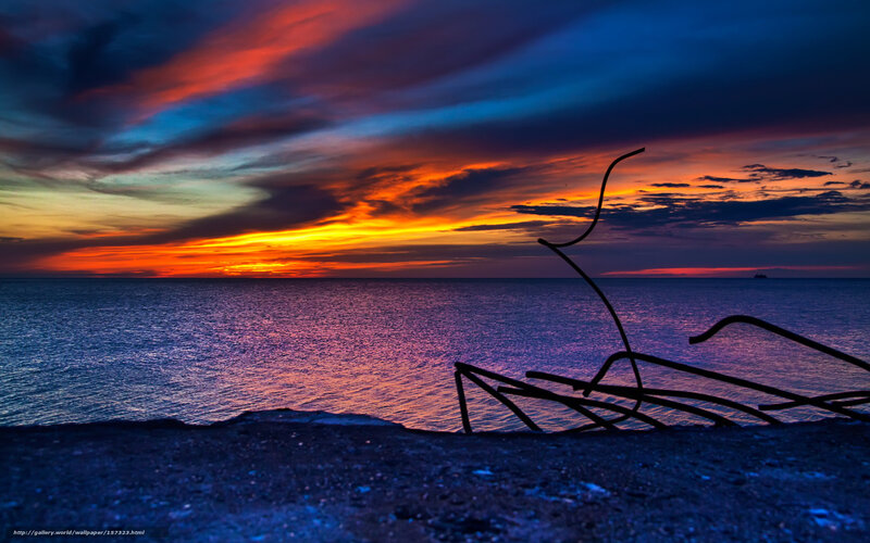Silhouette of Metal Sculpture