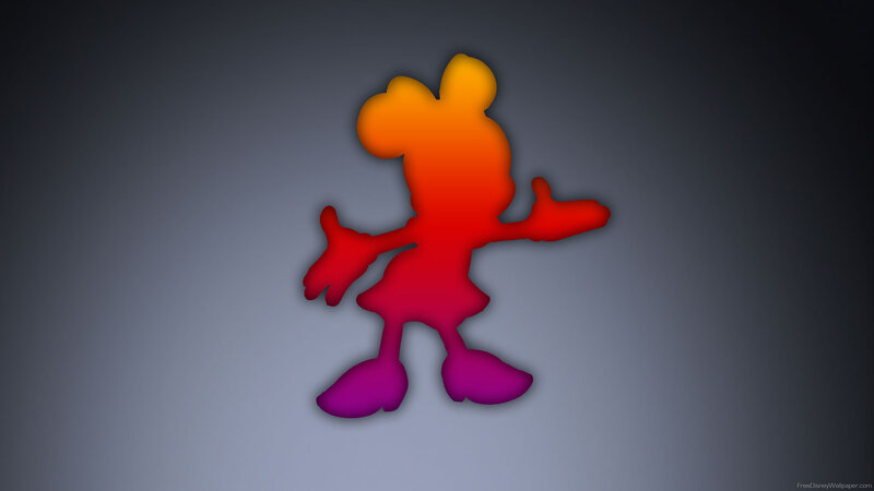 Silhouette of Minnie Mouse