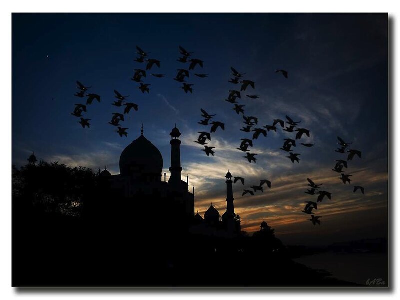 Silhouette of Mosque