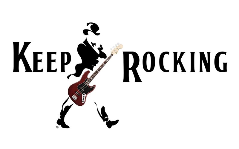 Silhouette of Musician — Black, Energetic, Illustration
