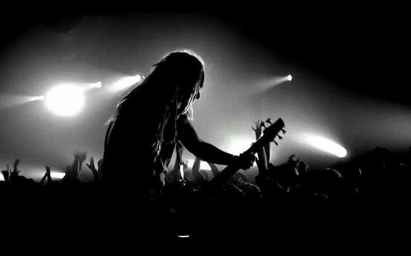 Silhouette of Musician on Stage — Black, Dramatic, Night, Photograph