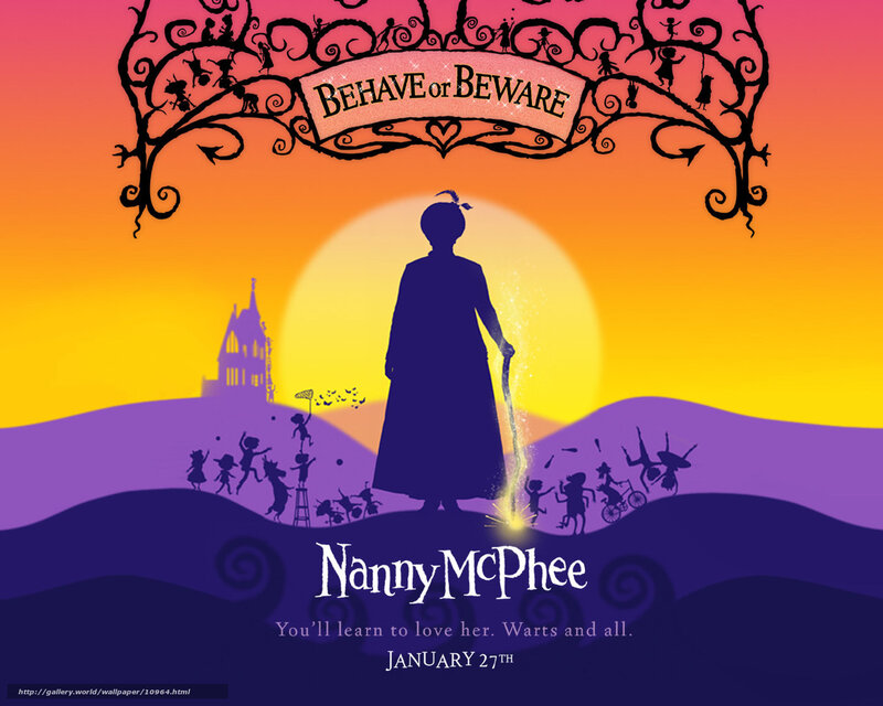 Silhouette of Nanny Mcphee