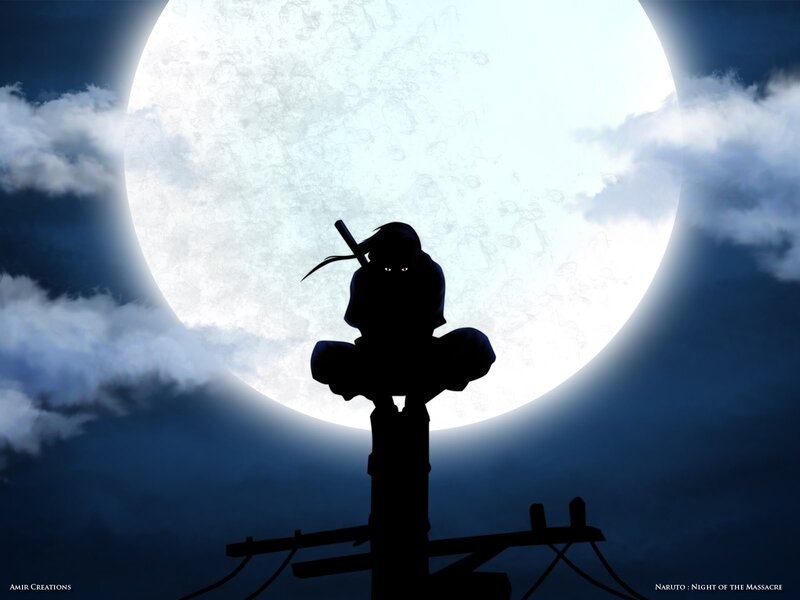 Silhouette of Ninja on Pole