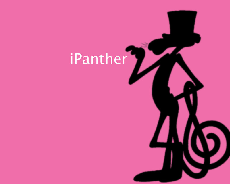 Silhouette of Panther Character